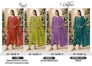 Shree fab sf 5638 delhi sadar bazar chiffon dress material wholesale market
